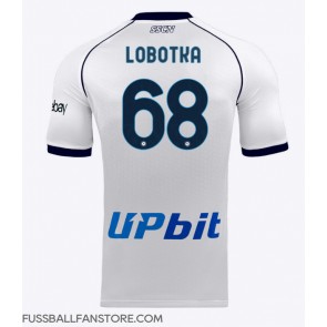 SSC Napoli Stanislav Lobotka #68 Replik Auswärtstrikot 2023-24 Kurzarm